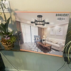 6 light Sputnik Chandelier